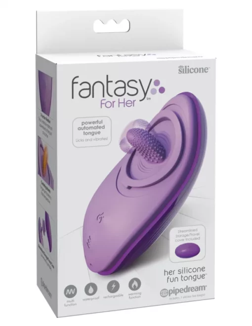 Her Silicone Fun Tongue Purple
