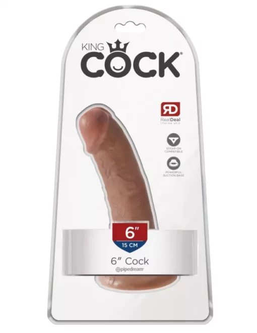 Dildó tapadókorongos King cock 6