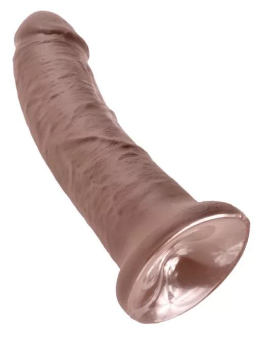 Letapasztható pénisz barna King Cock 20 cm