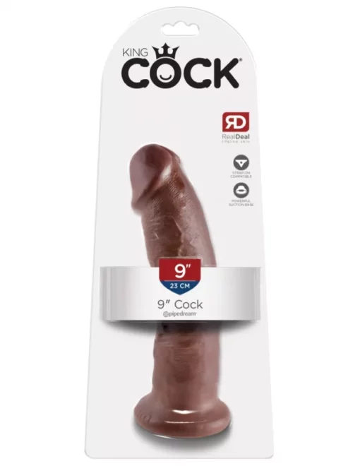 Pénisz tapadókoronggal 23 cm es King cock 9