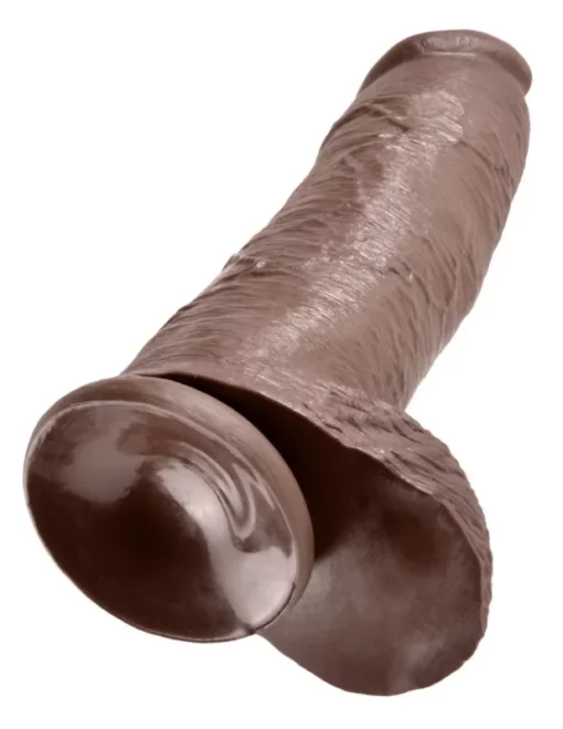 Cock with Balls Brown 30,5 cm