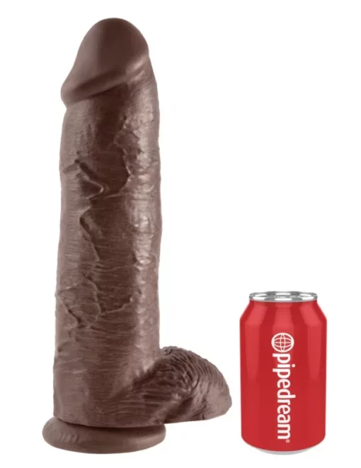 Cock with Balls Brown 30,5 cm