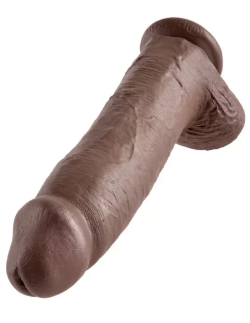 Cock with Balls Brown 30,5 cm