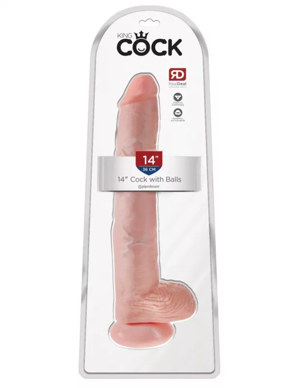 King cock 36 cm pénisz herékkel