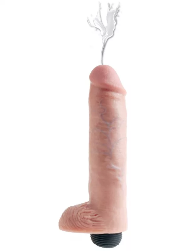 Ejakuláló valósághű dildó, King Cock 25 cm