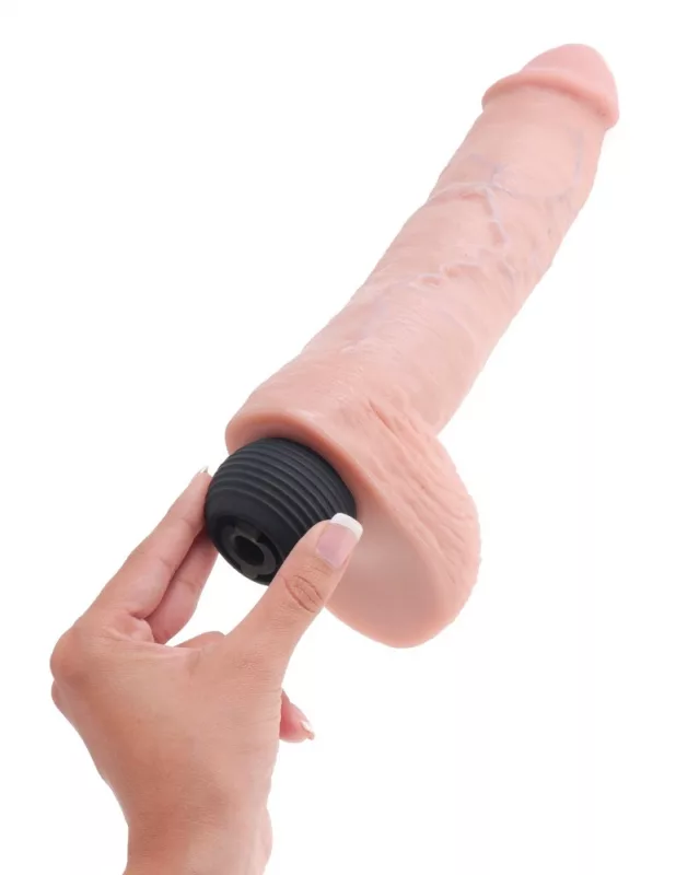 Ejakuláló valósághű dildó, King Cock 25 cm