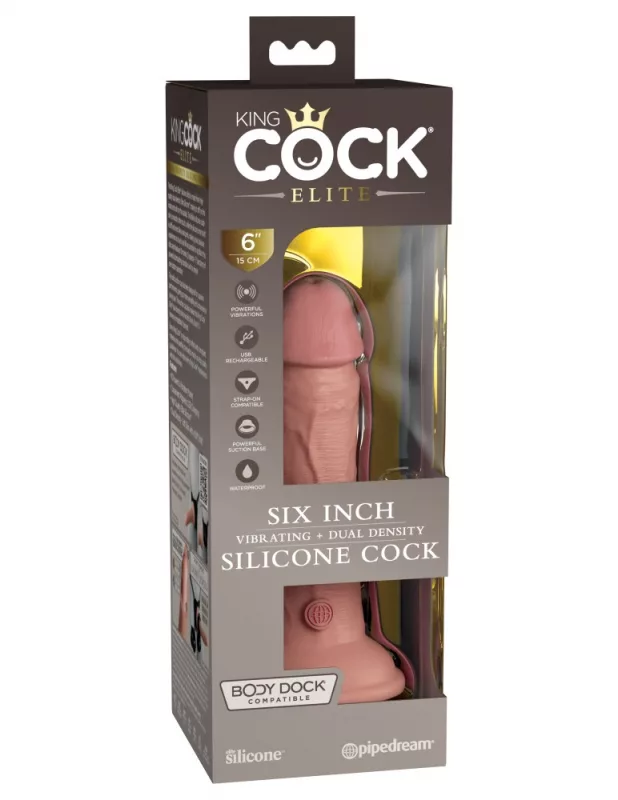 Realisztikus letapaszthatós vibrátor 15 cm dual density vibrating silicone cockdual density vibrating silicone cock