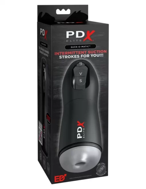 Szívó és vibrációs maszturbátor Suck O Matic Frosted/Black