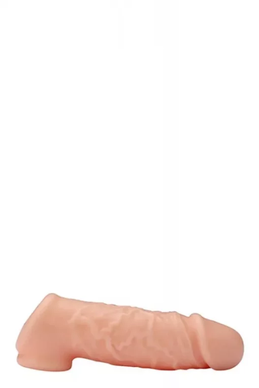 Péniszhosszabbító hereszíjjal Realstuff extender with ball strap 5.5