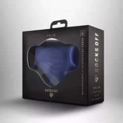 Ujjra húzható vibrációs maszturbátor férfiaknak Palm Blue