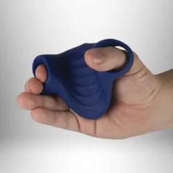 Ujjra húzható vibrációs maszturbátor férfiaknak Palm Blue