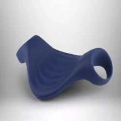 Ujjra húzható vibrációs maszturbátor férfiaknak Palm Blue