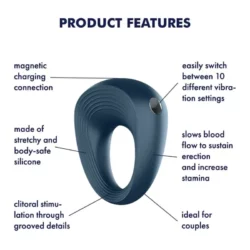 Satisfyer Power Ring vibrációs péniszgyűrű