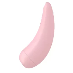 Satisfyer Curvy 2+ léghullámos csiklóizgató, vibrációval (rózsaszín) (APP os)