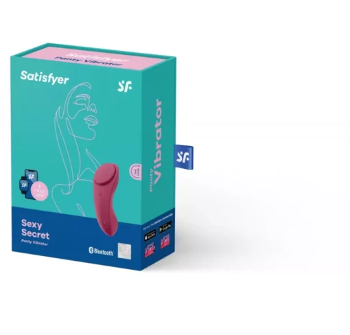Satisfyer Sexy Secret alsóba helyezhető, viselhető vibrátor (APP os)