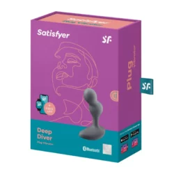 Satisfyer Deep Diver anál vibrátor (szürke) (APP os)