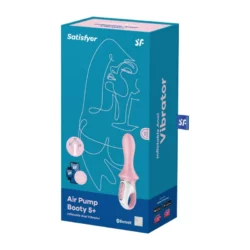 Satisfyer Air Pump Booty 5+ análvibrátor, pumpa funkcióval (APP os)
