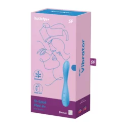 Satisfyer G Spot Flex 4+ g pont vibrátor (kék) (APP os)