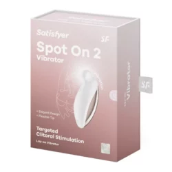 Satisfyer Spot On 2 vibrációs izgató (fehér).