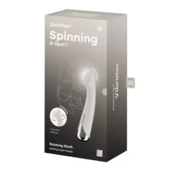 Satisfyer Spinning G Spot 1. vibrátor, rotáló fejrésszel (bézs)