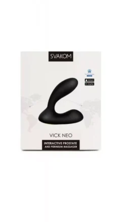Svakom Vick Neo interaktív okos análvibrátor (fekete) (APP os)