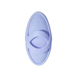 Applikációs és melegíthető ujjrahúzható vibrátor Echo 2 Sky Blue