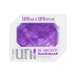 Tenga UNI Amethyst uniszex 2in1 maszturbátor és csiklóizgató (lila)