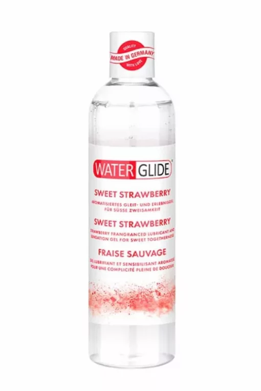 Water Glide Sweet Strawberry vízbázisú síkosító eper armával (300 ml)