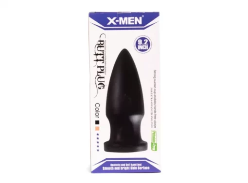 Anál dildó X men 23 cm butt plug fekete