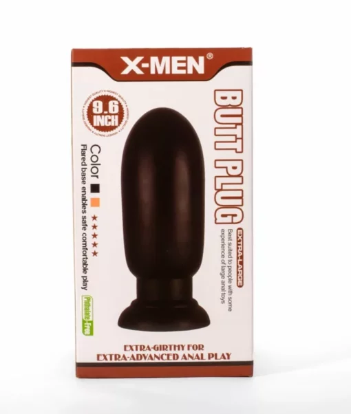 Análdugó 24 cm es fekete X men 9.6 huge plug 1