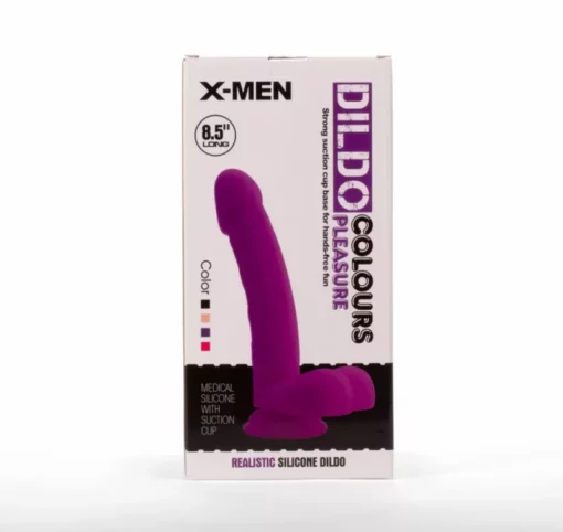 X men testszínű herés dildó 21,5 cm colour pleasure flesh 1