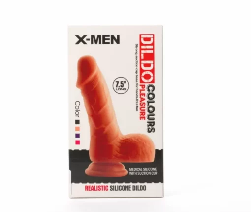 X men fekete, herés dildó 19 cm colours pleasure black 3