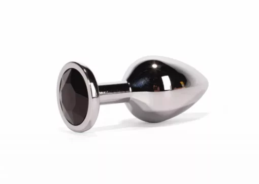 X men fekete köves, fém anál plug kicsi secret shade metal butt plug black s