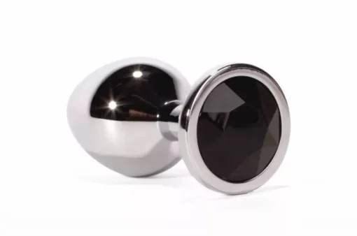 X men fekete köves, fém anál plug kicsi secret shade metal butt plug black s
