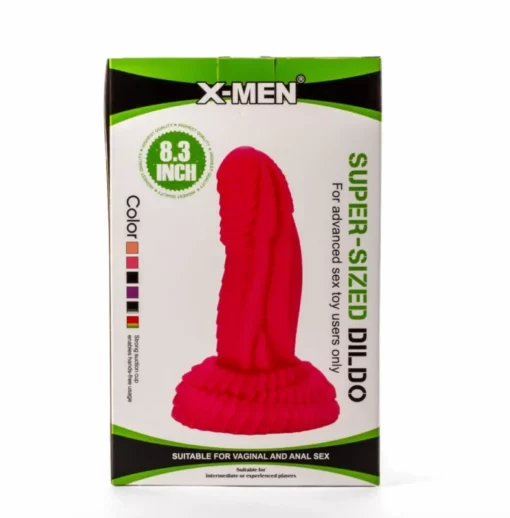 Robosztus dildó X men 8.3" super sized dildo pvc black