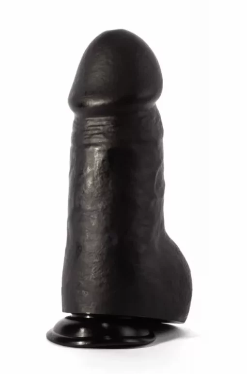 Vaskos fekete tapadótalpas dildó X men simon 9.9 cock