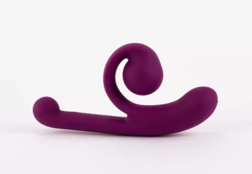 Kettős izgatású vibri Magic snail magic flexible vibrator purple