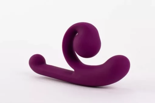 Kettős izgatású vibri Magic snail magic flexible vibrator purple
