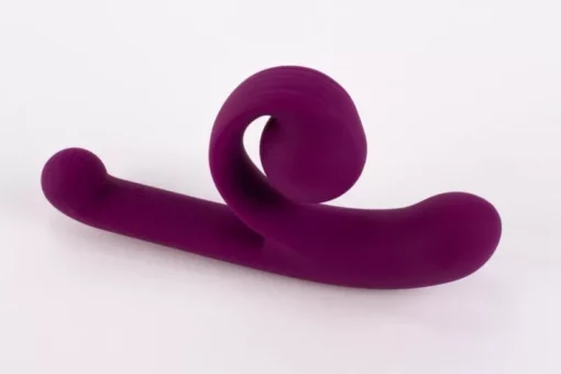 Kettős izgatású vibri Magic snail magic flexible vibrator purple