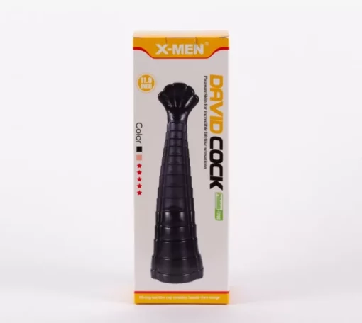 Nagy dildó X men david's 11.9" cock black ii 30 cm