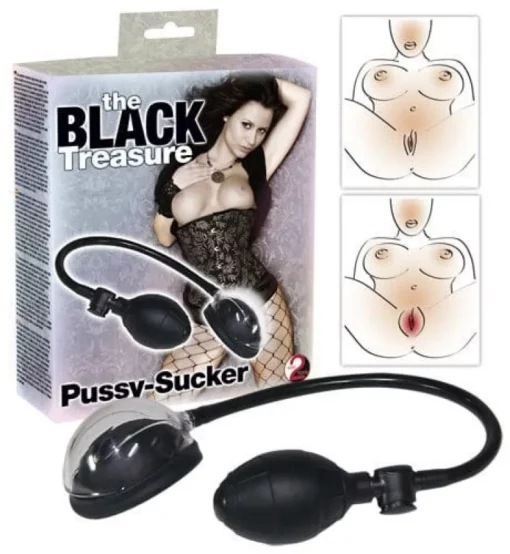 Fekete vaginapumpa The Black Treasure Pussy Sucker