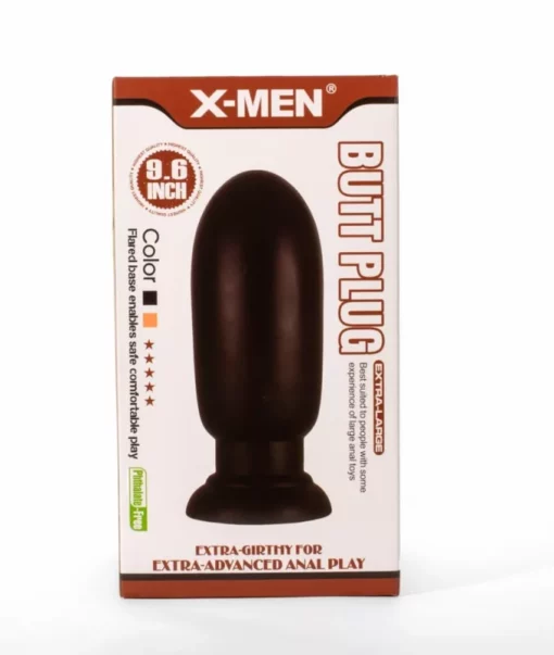 Análdugó 24 cm es fekete X men 9.6 huge plug 1