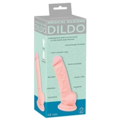 Realisztikus Medical Silicone Dildo 18 cm