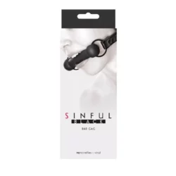 Sinful bar gag black zabla szájpecek