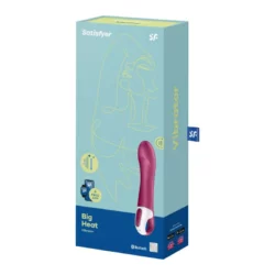 Satisfyer Big Heat vibrátor, melegítő funkcióval (APP os)