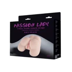 Passion Lady Juicy Peach vagina és ánusz maszturbátor, vibrációval