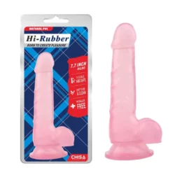 Rózsaszín zselés dildó Dildo Pink 19,5 cm