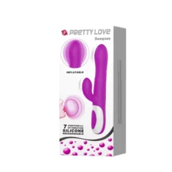 Pretty Love – Dempsey vibrátor klitoriszággal és felfújható fejrésszel