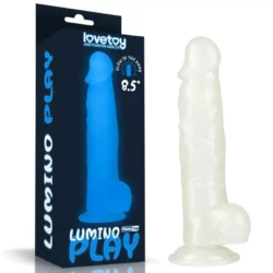 Világító dildó tapadókorogos 8.5 lumino play dildo 22 cm