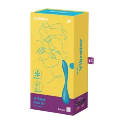 Satisfyer G Spot Flex 5+ g pont vibrátor (kék) (APP os)